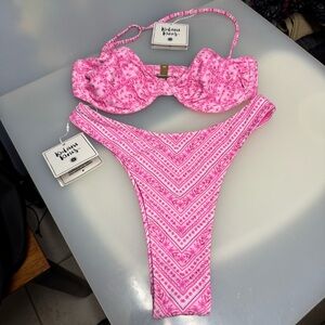 Kulani Kinis Small Bikini Set Pink Starlight Saloon